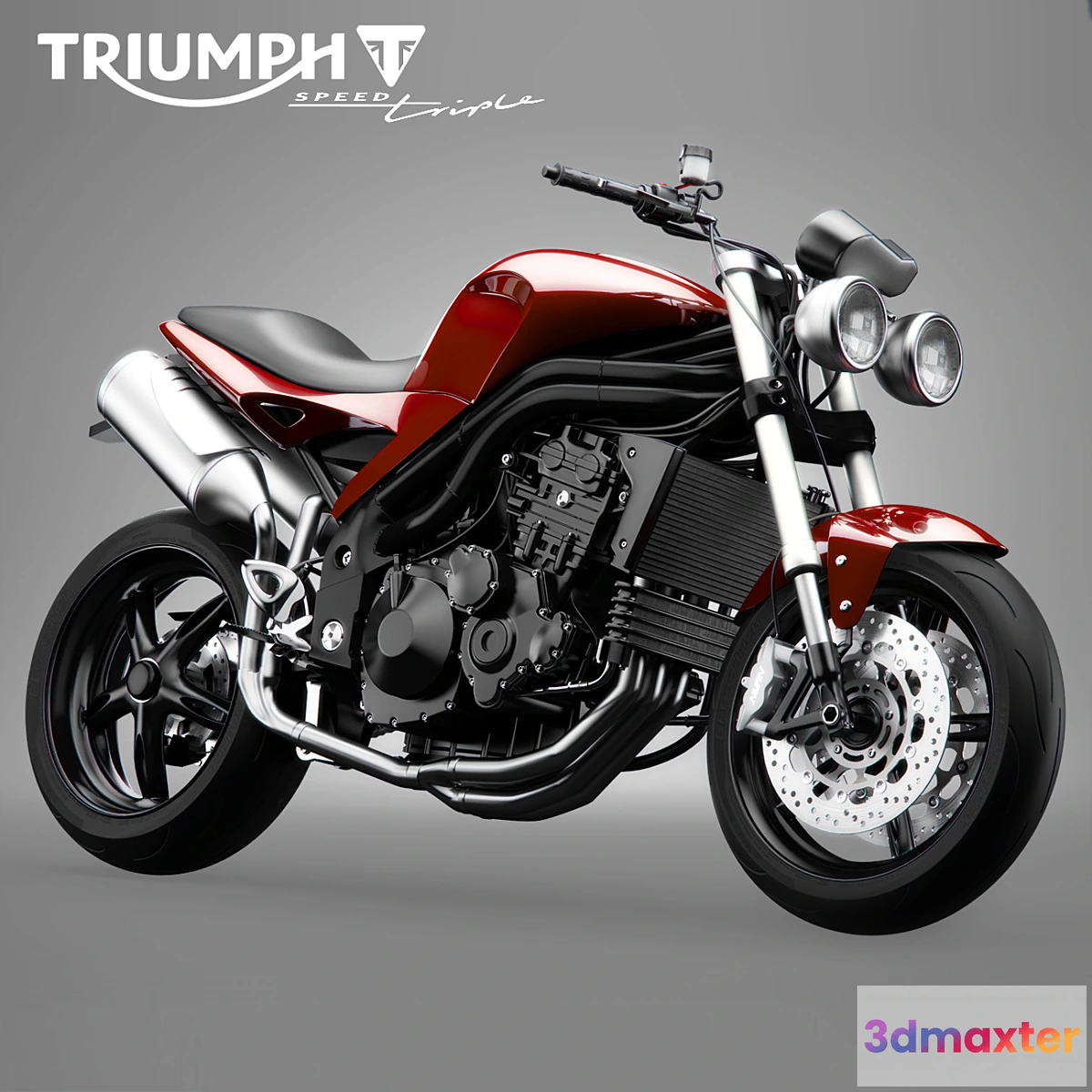 1276532 - Triumph Speed ​​Triple motorcycle 3D Max