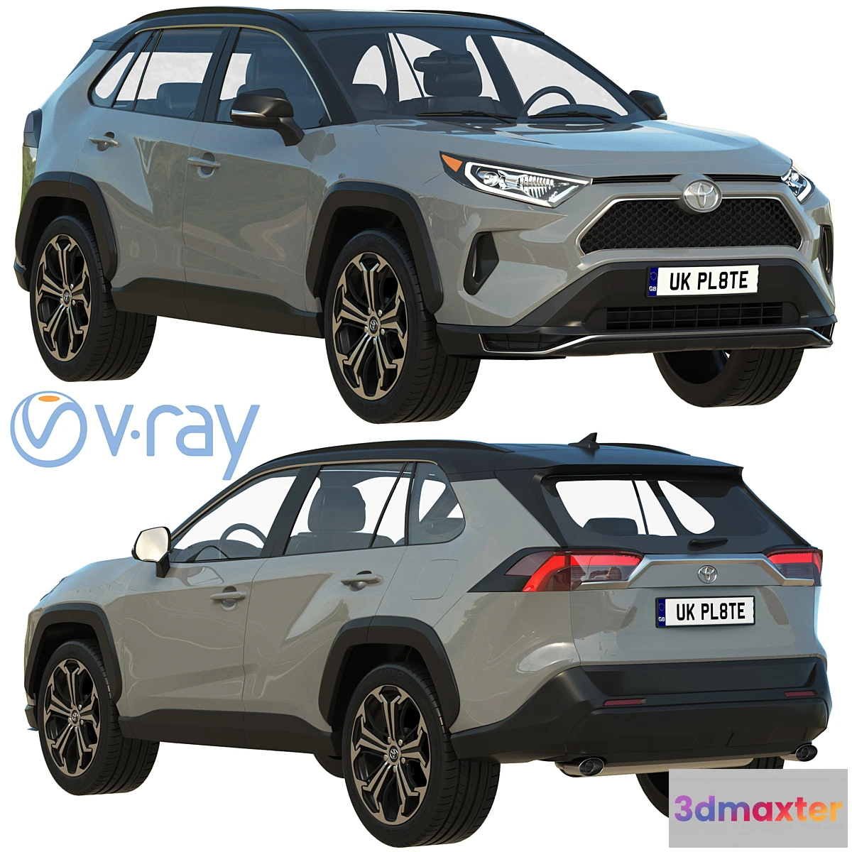 1293937 - Toyota RAV4 Prime 2021 3D Max