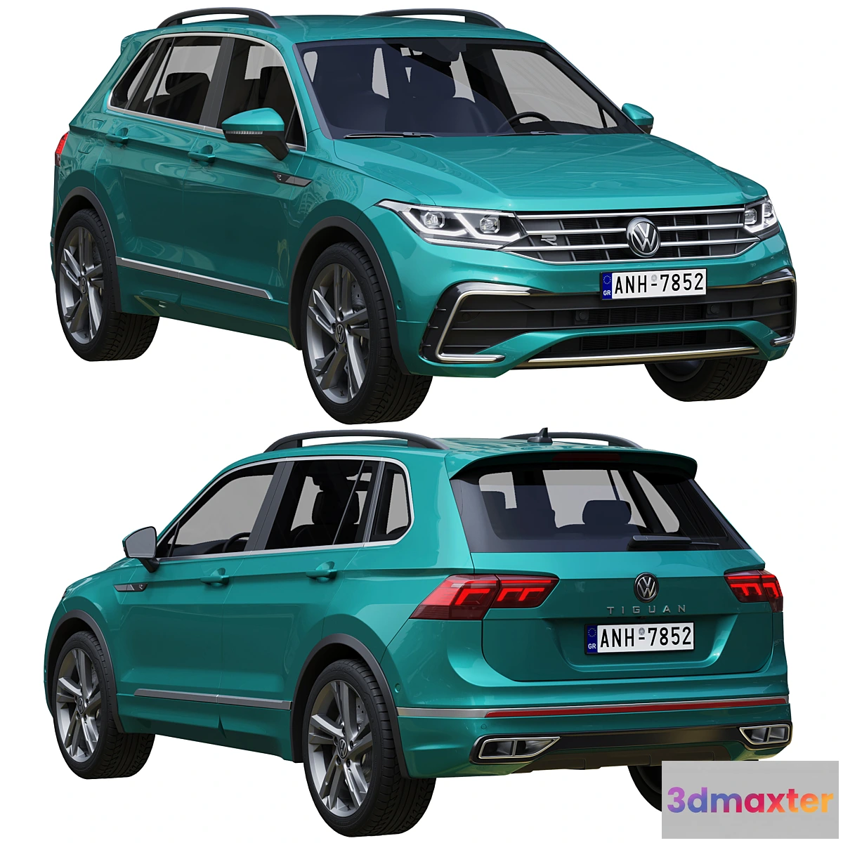 1295383 - Volkswagen Tiguan 2021 3D Max