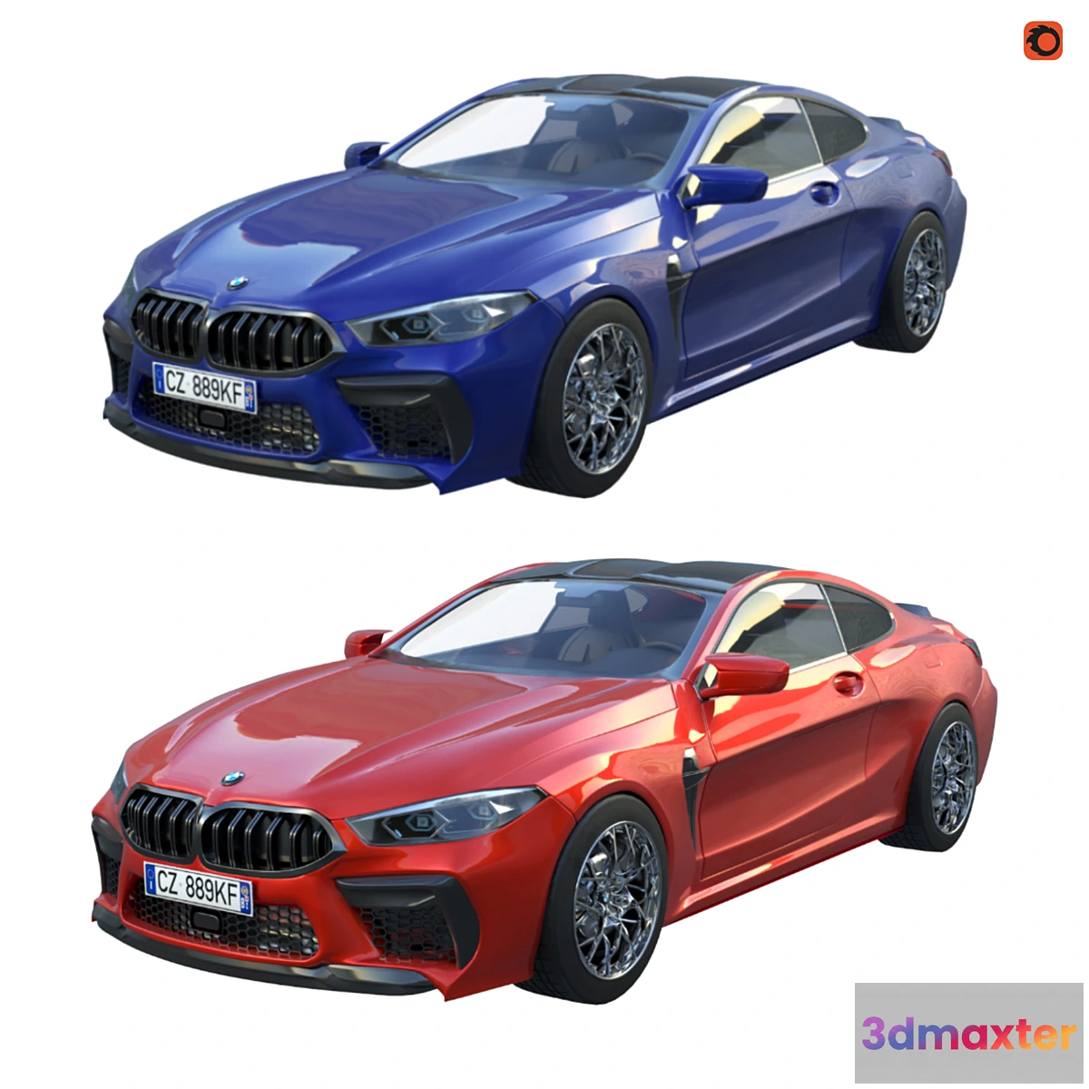 1296050 - BMW M8 2019 3D Max