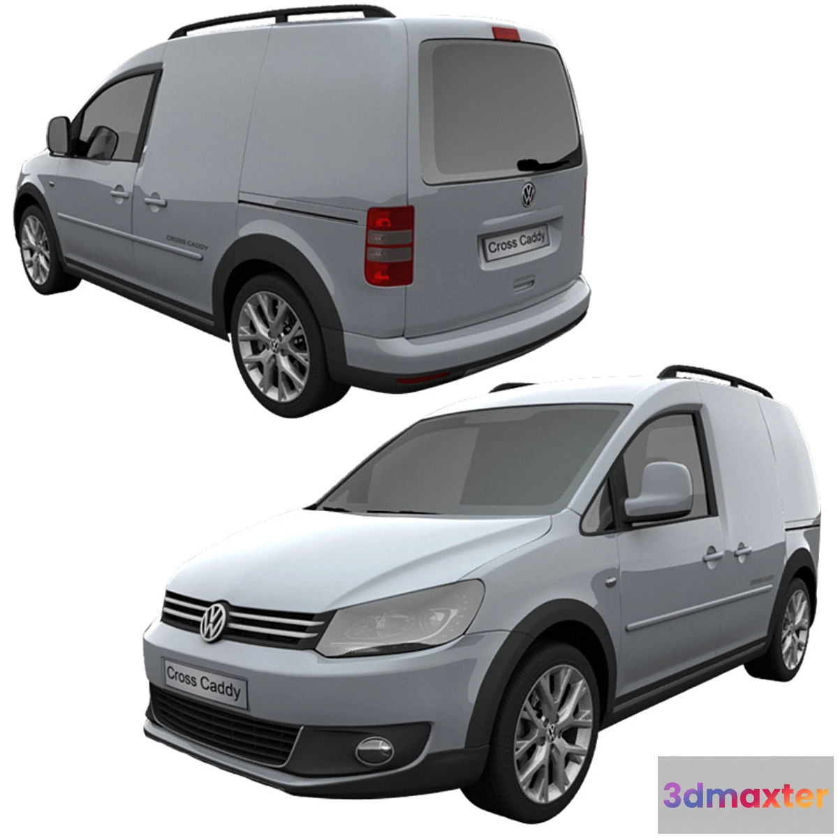 1303876 - Volkswagen Cross Caddy Kasten 2013 3D Max