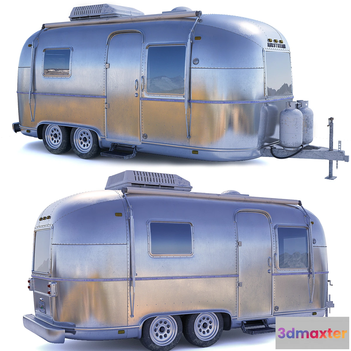 1305755 - airstream travel trailer 3D Max