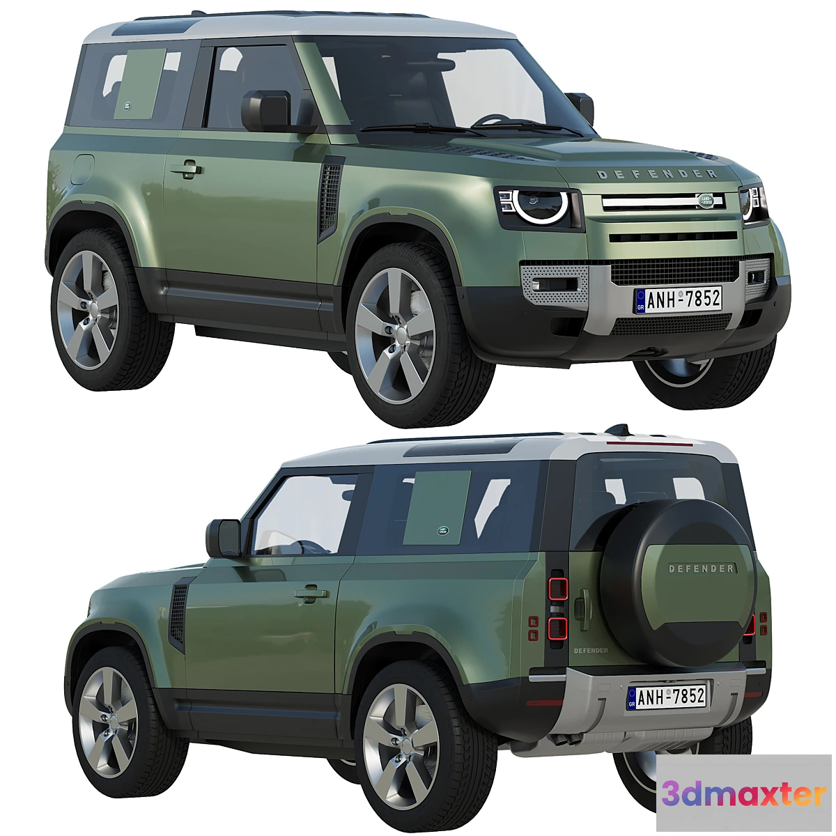 1310972 - Land Rover Defender 90 2020 - No.2 3D Max