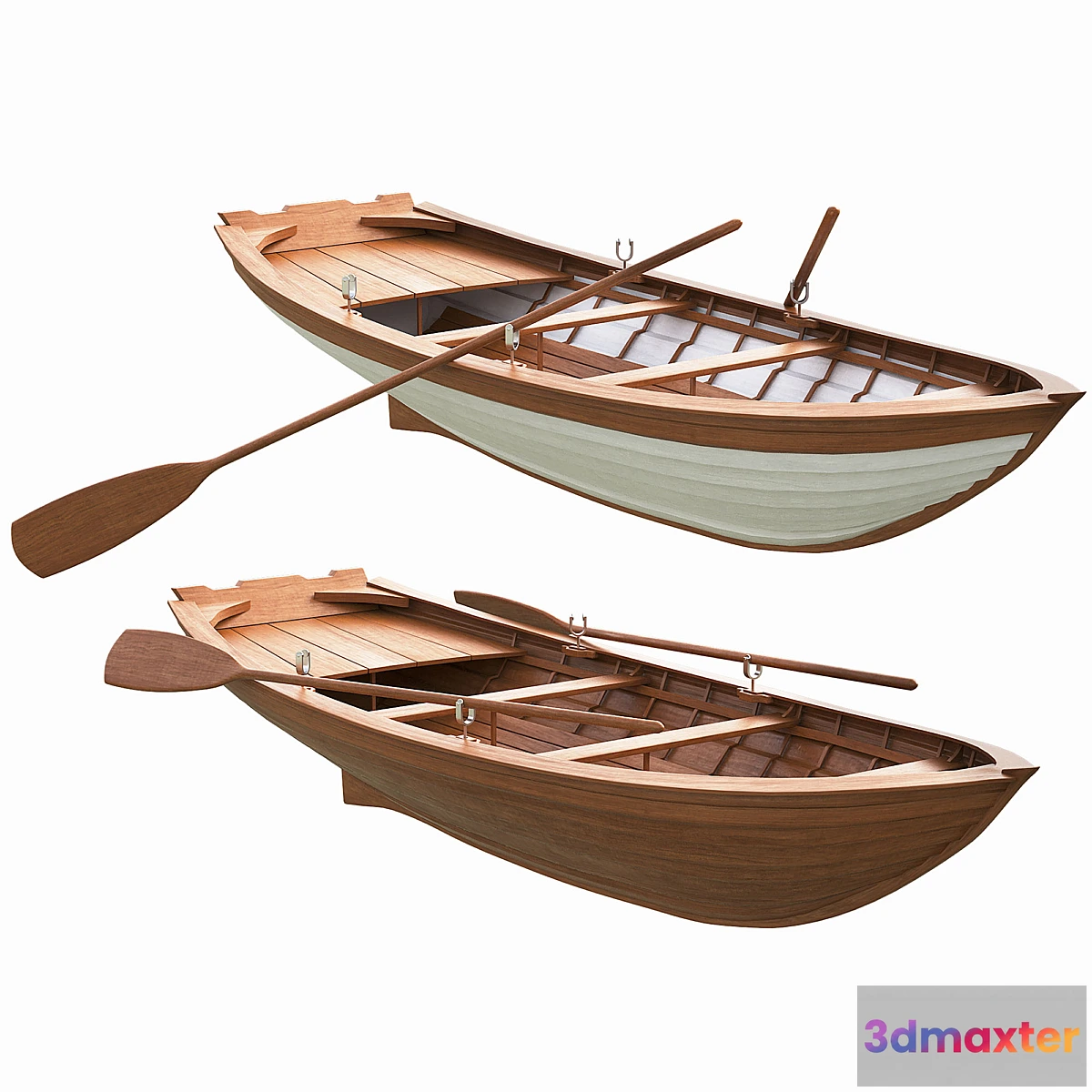 1313728 - Wooden Boat 3D Max