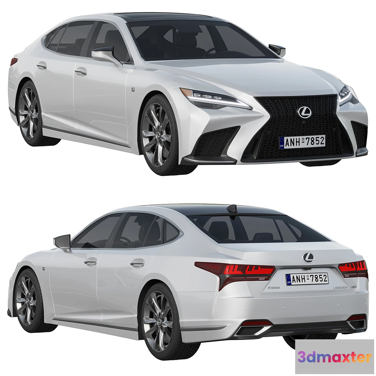 1315101 - LEXUS LS F-Sport 2022 3D Max