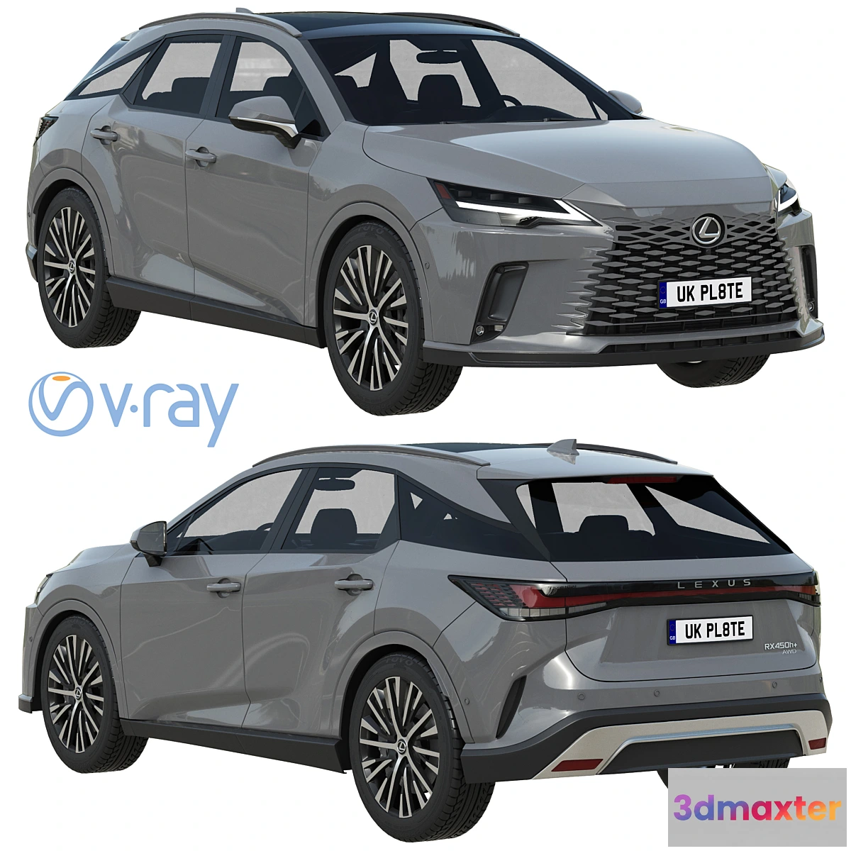 1317082 - Lexus RX 450 2023 3D Max