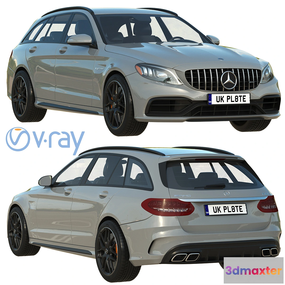 1322024 - Mercedes Benz AMG C63 Estate - No.3 3D Max