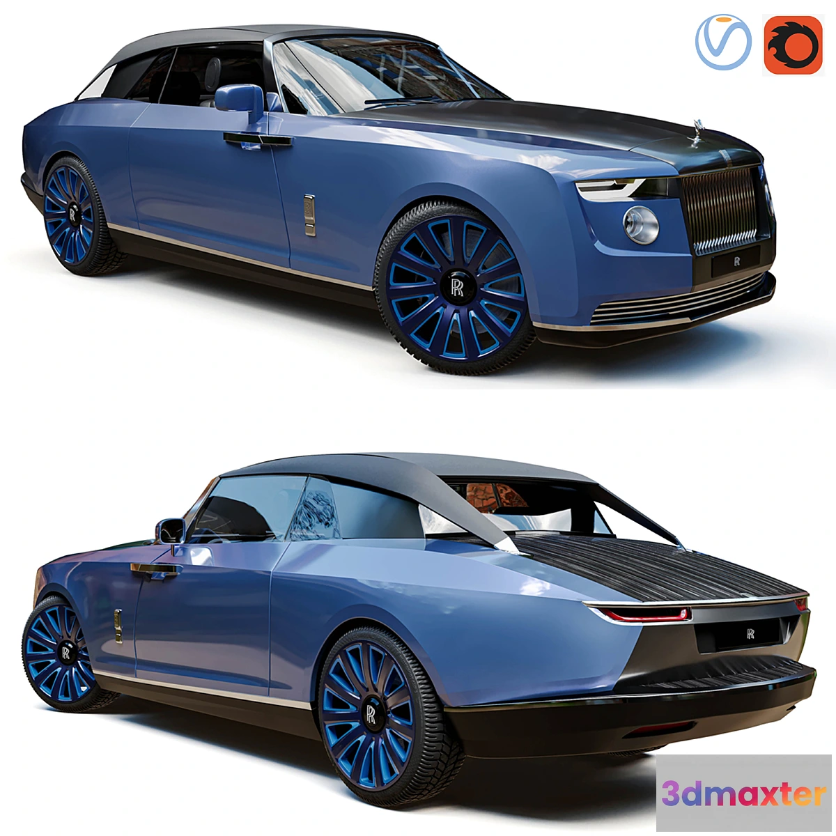 1322370 - Rolls royce boat tail 3D Max