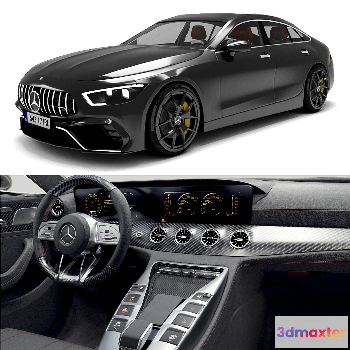 1326788 - Mercedes Benz Amg Gt 63 s 3D Max
