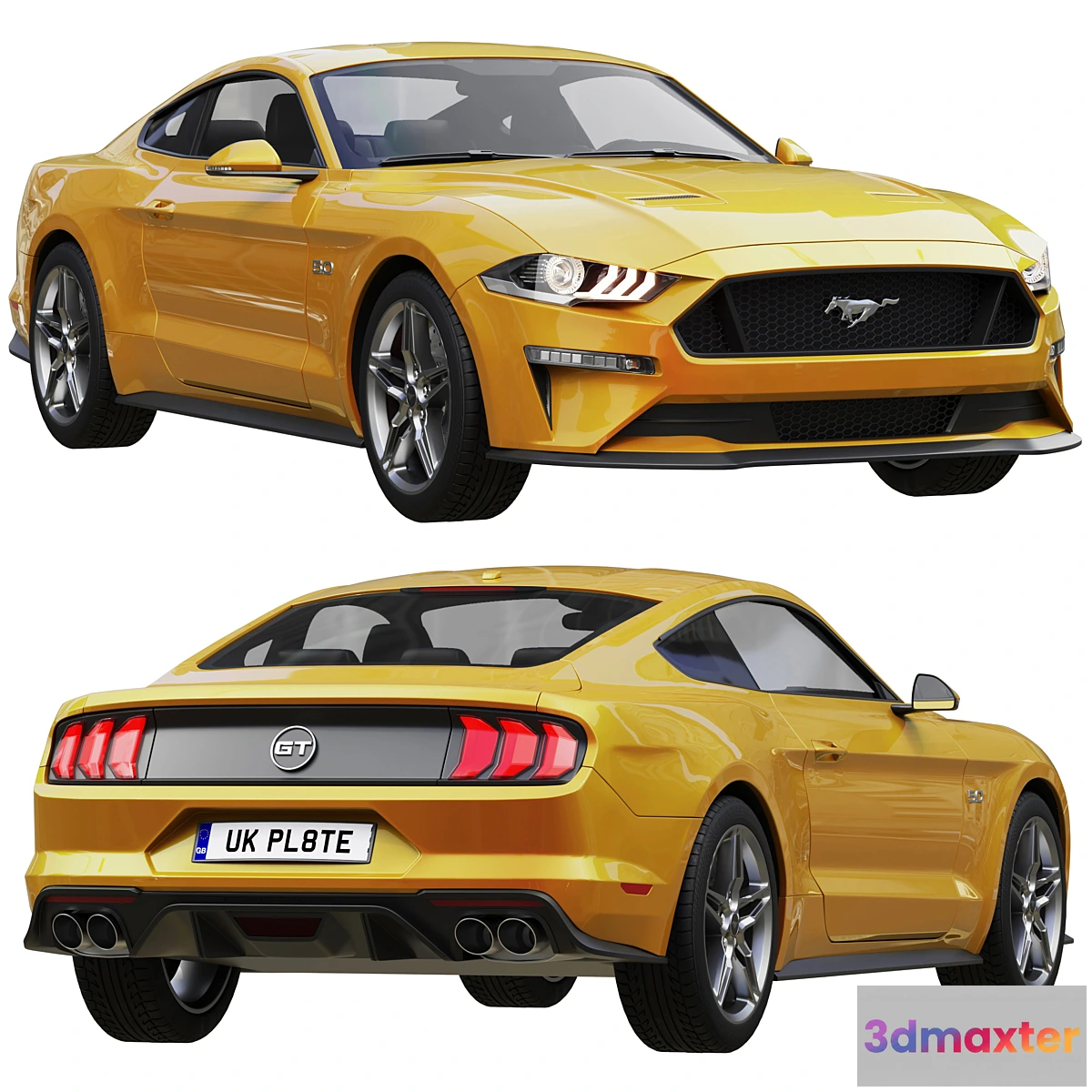 1328340 - Ford Mustang GT 2020 3D Max