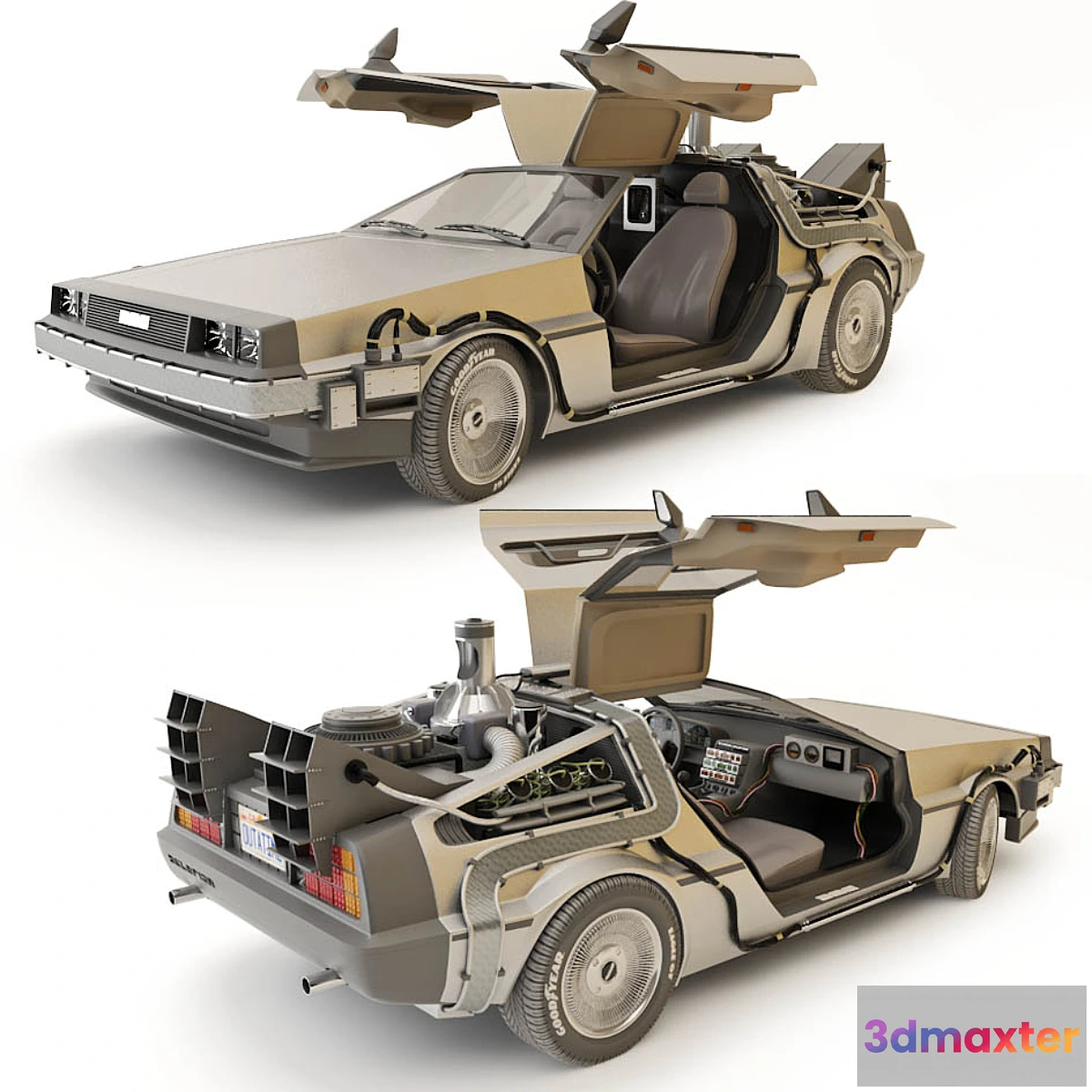 1328699 - DeLorean DMC-12 3D Max