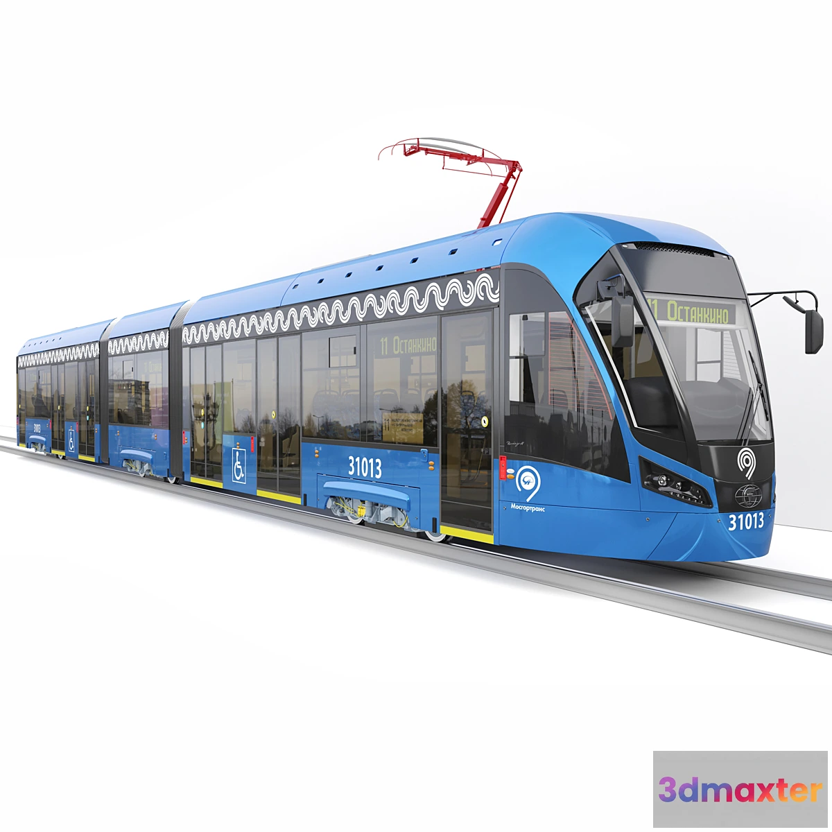 1329414 - Tram “Vityaz-M” 3D Max