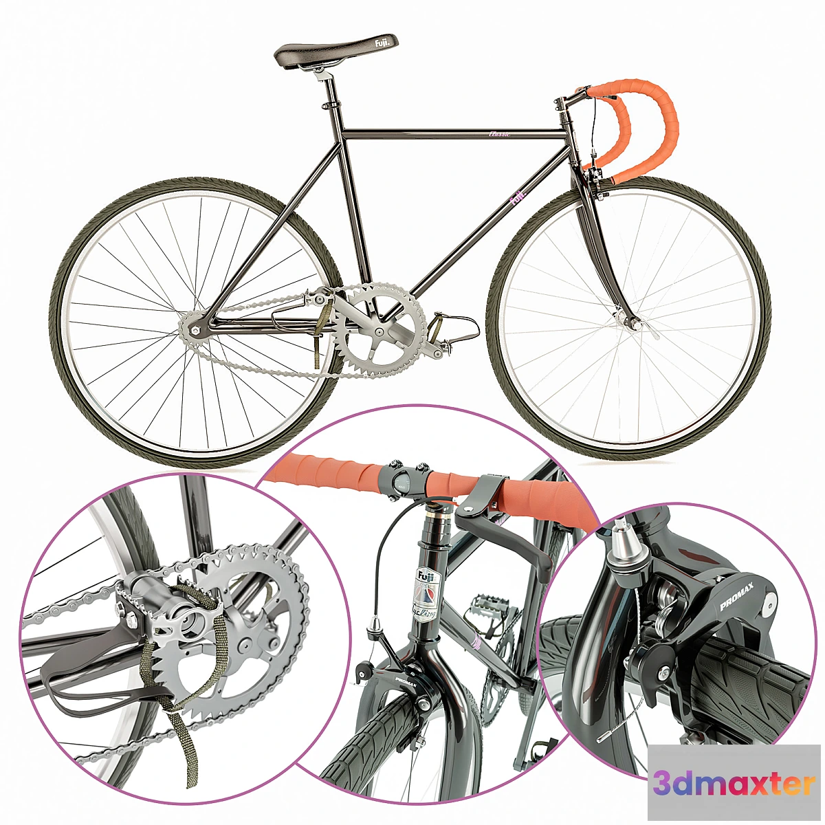 1330075 - Fuji Classic Track 3D Max