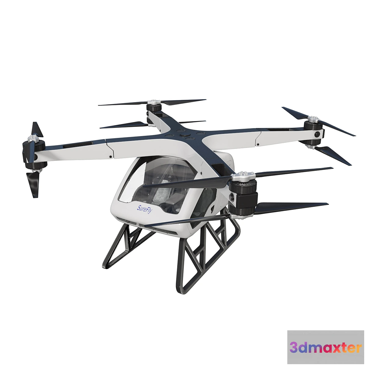 1330799 - Workhorse Surefly Air taxi 3D Max