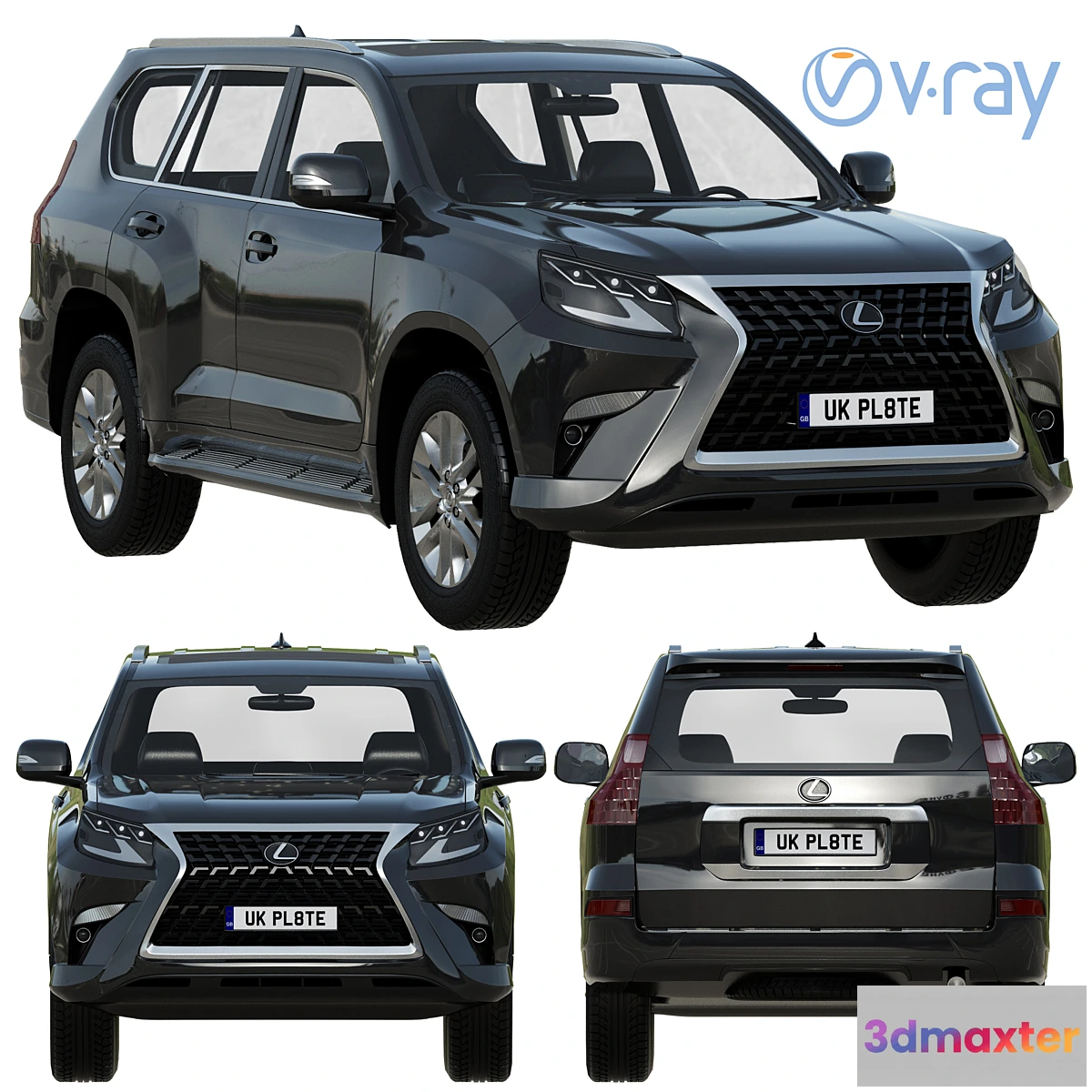 1332688 - Lexus GX460 2021 - No.3 3D Max