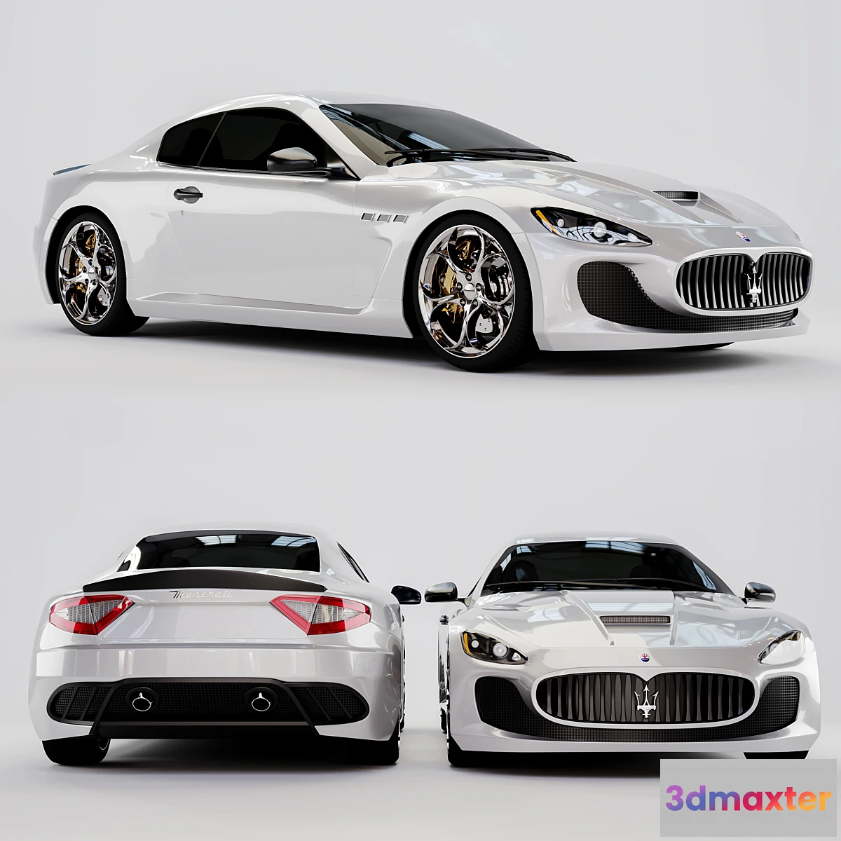 1333944 - Maserati granturismo - No.3 3D Max