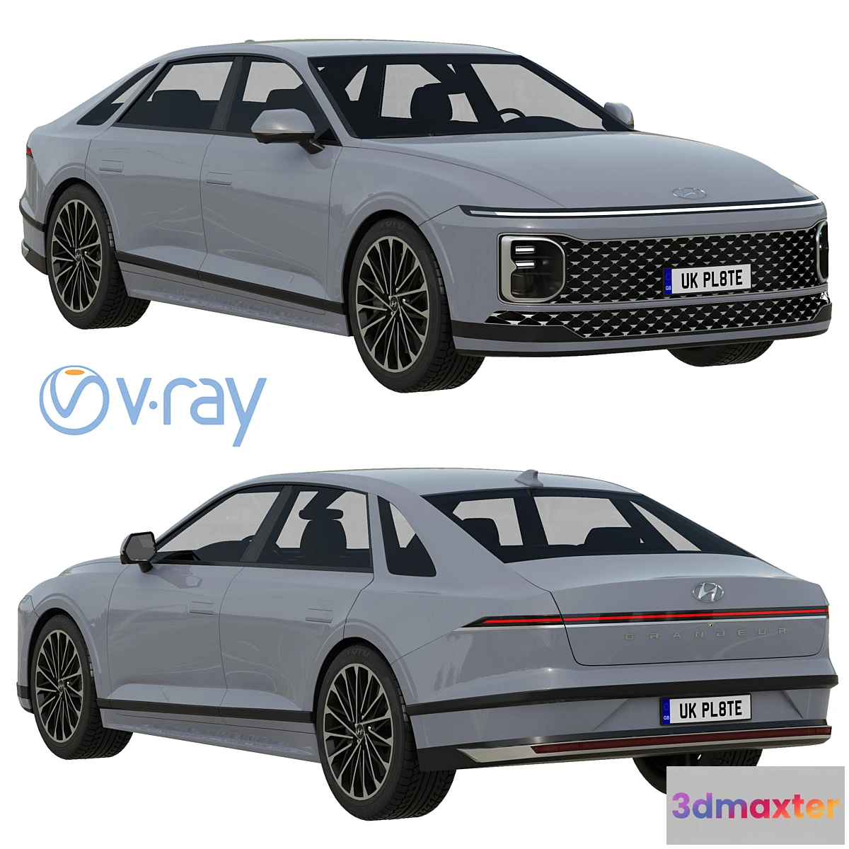 1341286 - Hyundai Grandeur 2023 3D Max