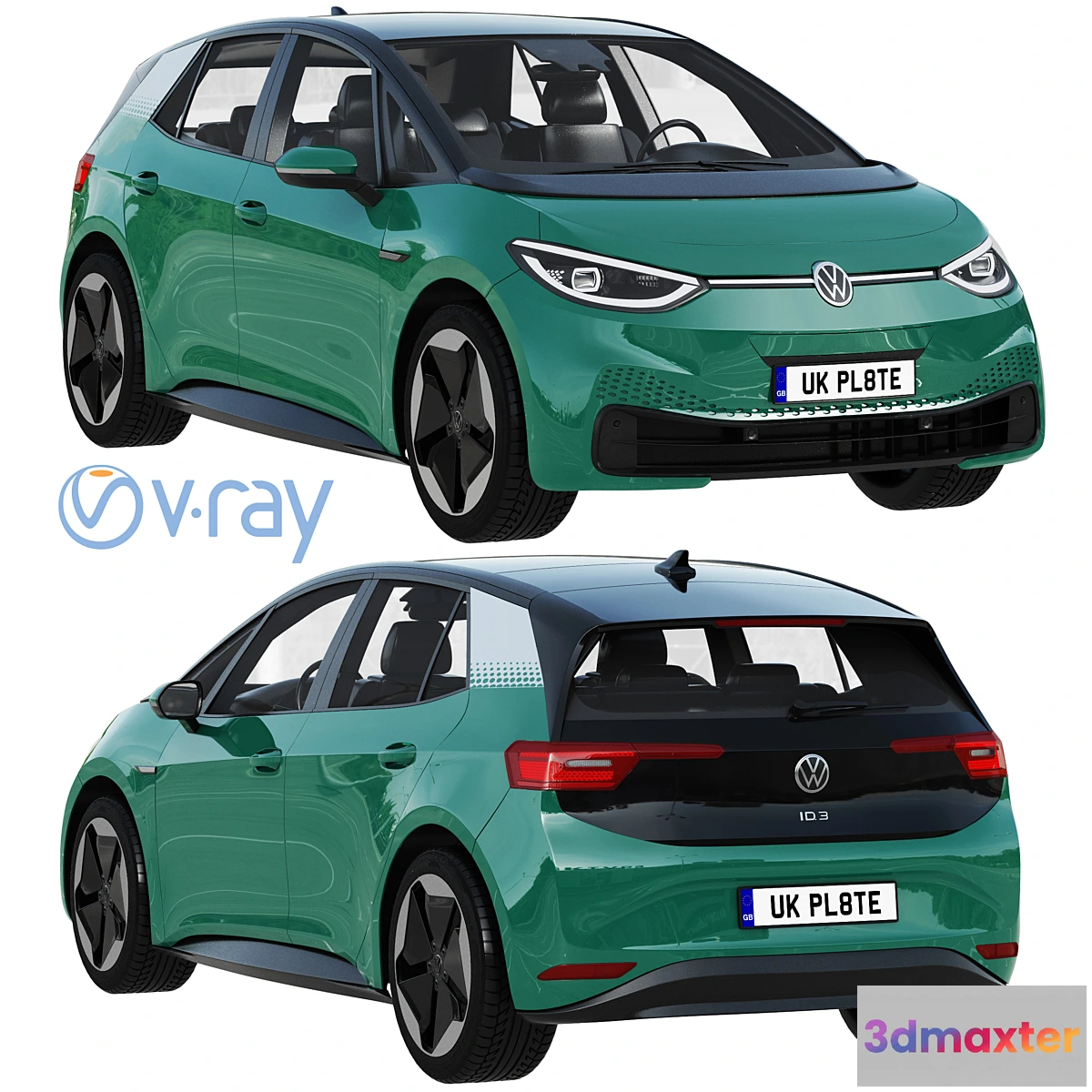 1344622 - Volkswagen ID3 2021 - No.2 3D Max