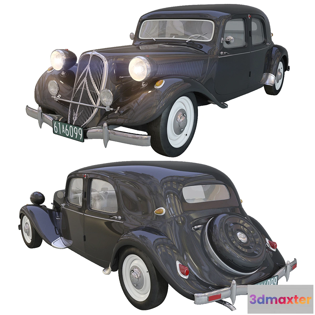 1347204 - Citroen Traction Avant - No.2 3D Max
