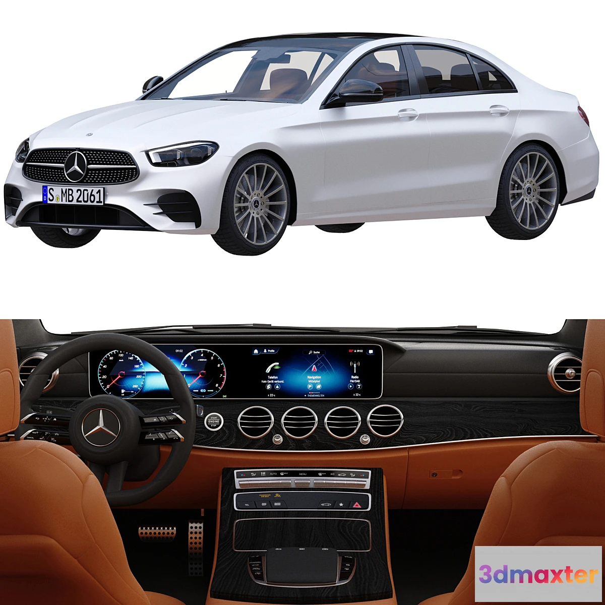 1348515 - Mercedes Benz E Class AMG line 2021 3D Max