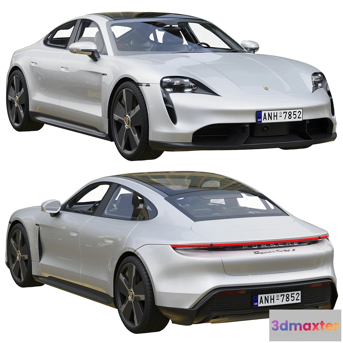 1348698 - Porsche Taycan Turbo S 3D Max