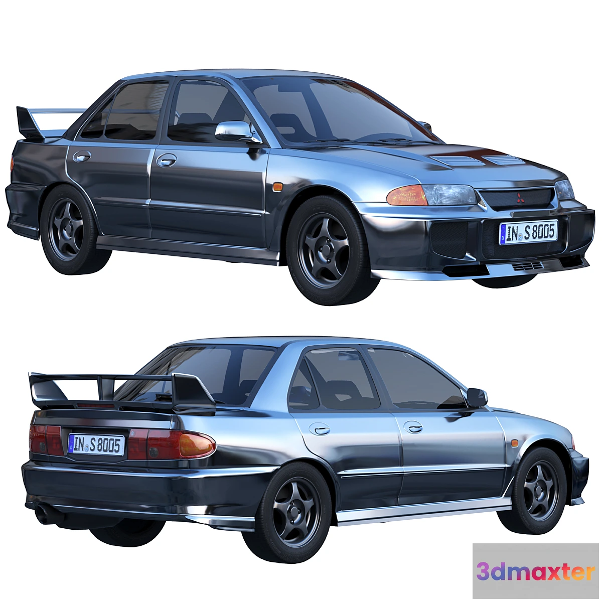 1349466 - Mitsubishi Lancer Evolution 3D Max