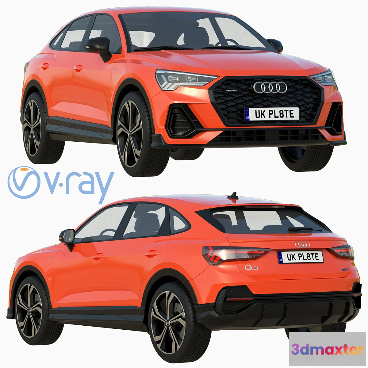 1394200 - Audi Q3 Sportback 2020 3D Max