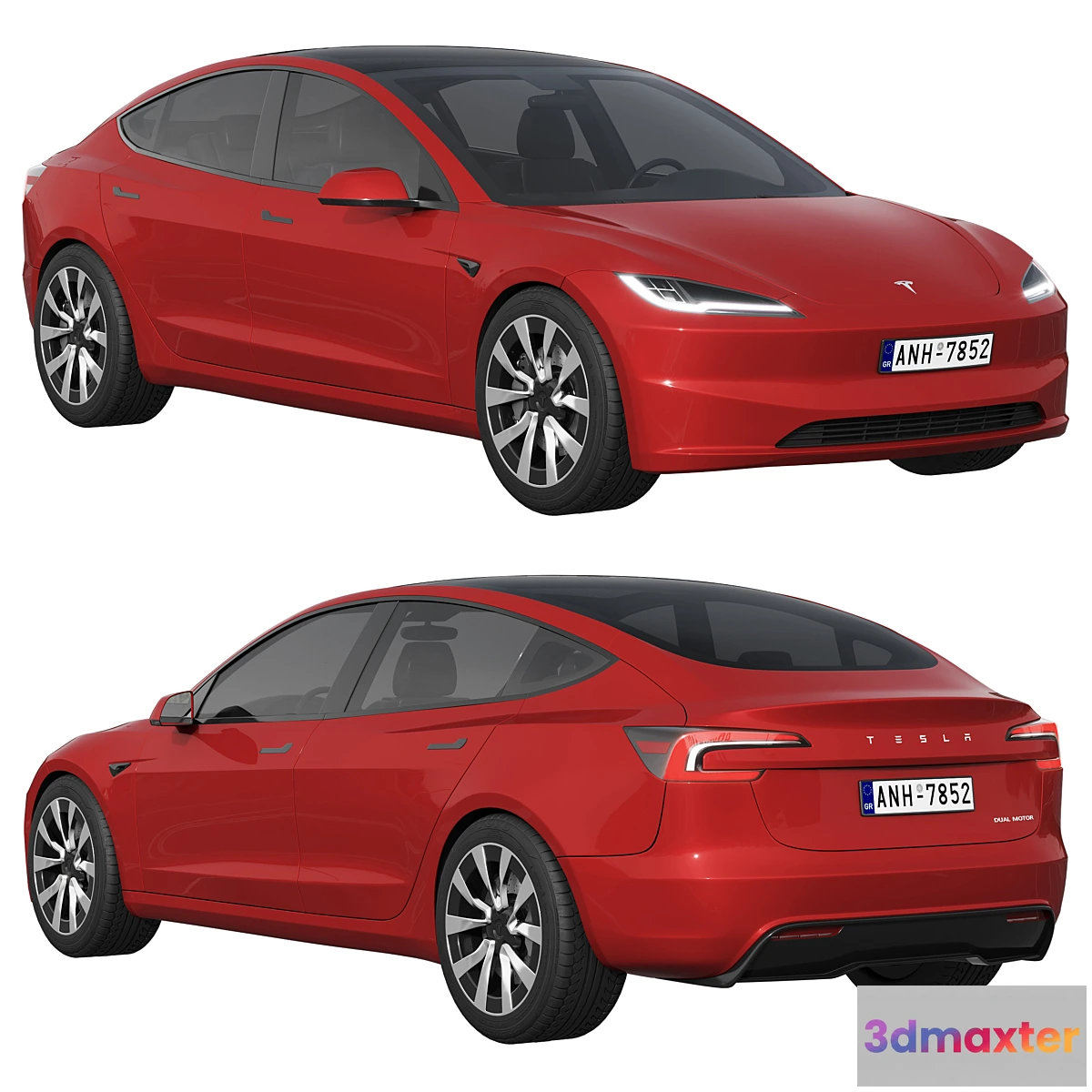 1395248 - Tesla Model 3 2024 3D Max