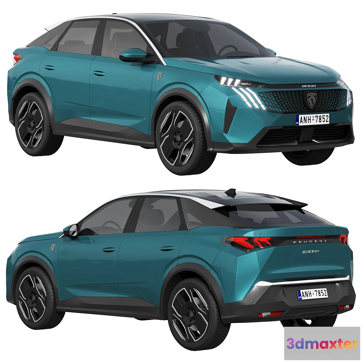 1395662 - Peugeot e-3008 2024 3D Max