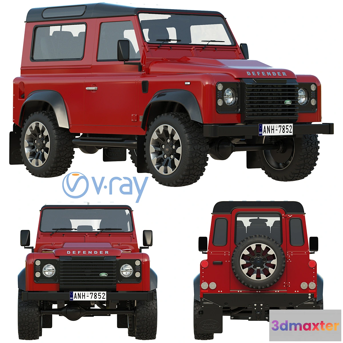 1397774 - Land Rover Defender Works V8 3D Max