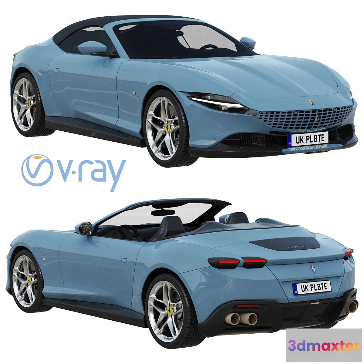 1398186 - Ferrari Roma Spider 3D Max