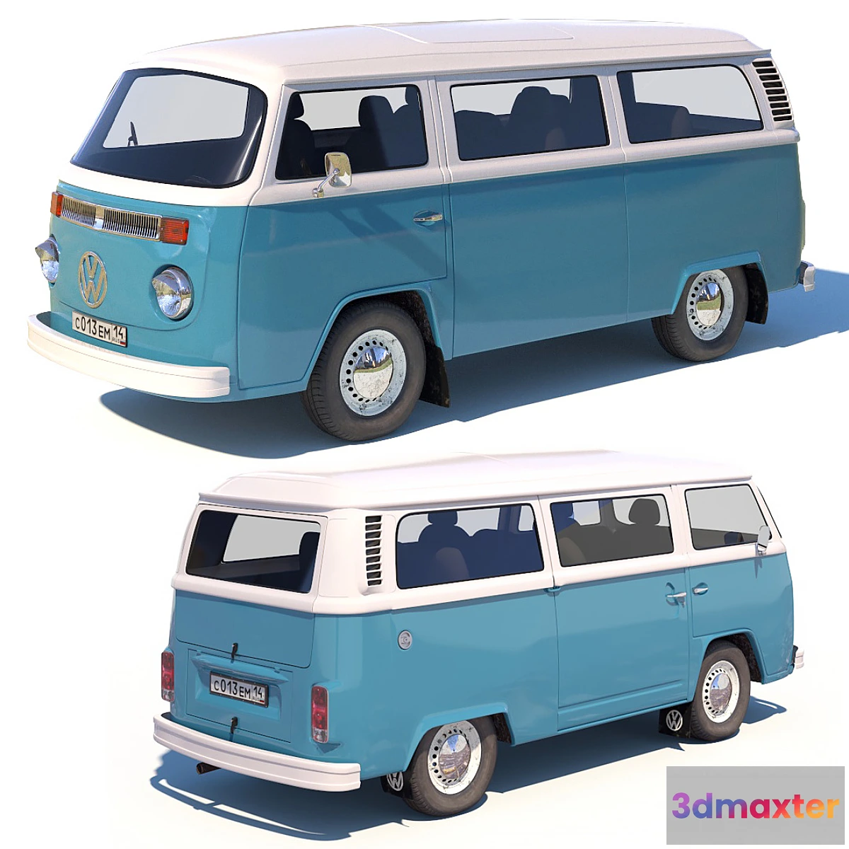 1398512 - Volkswagen T2 3D Max