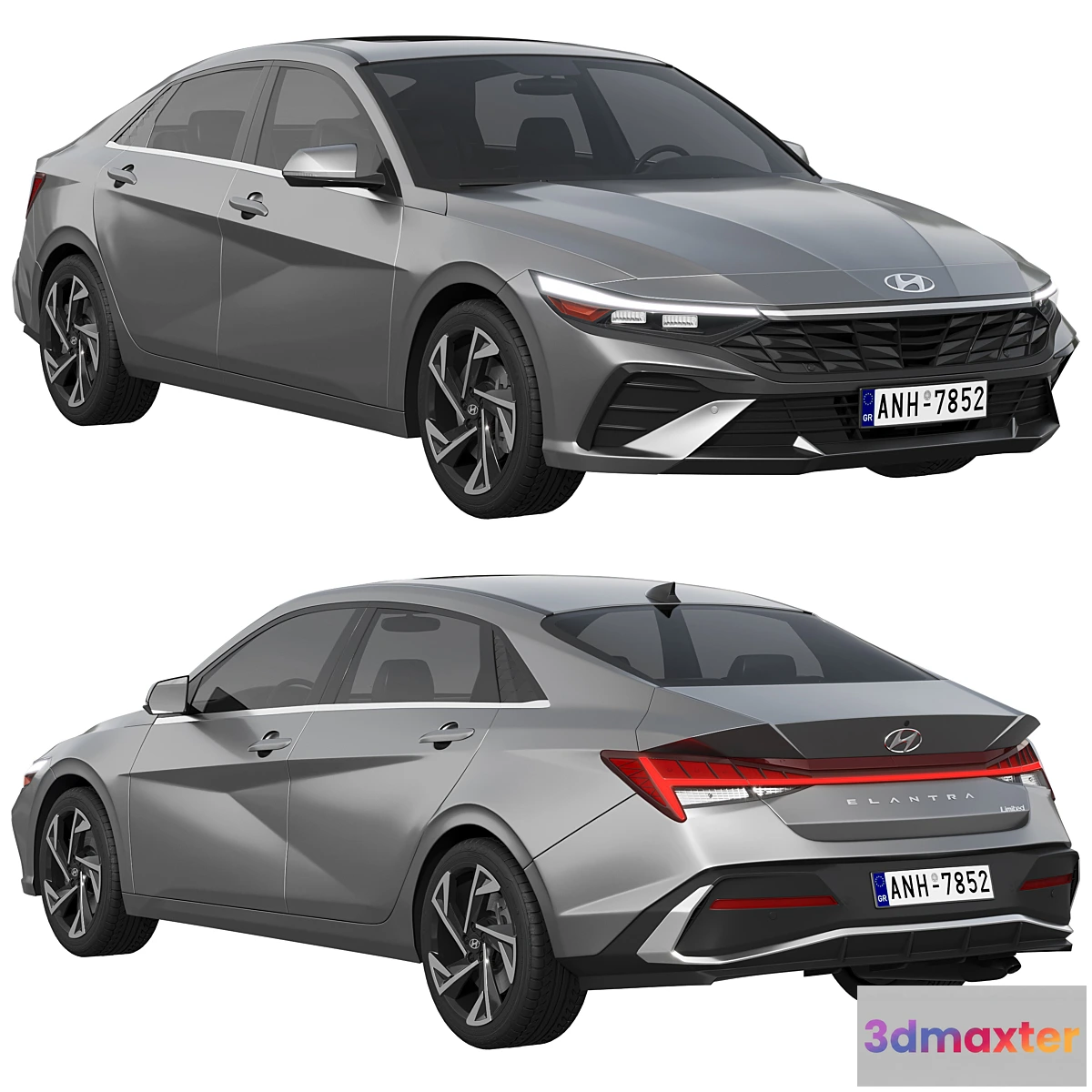 1399046 - Hyundai Elantra 2024 3D Max