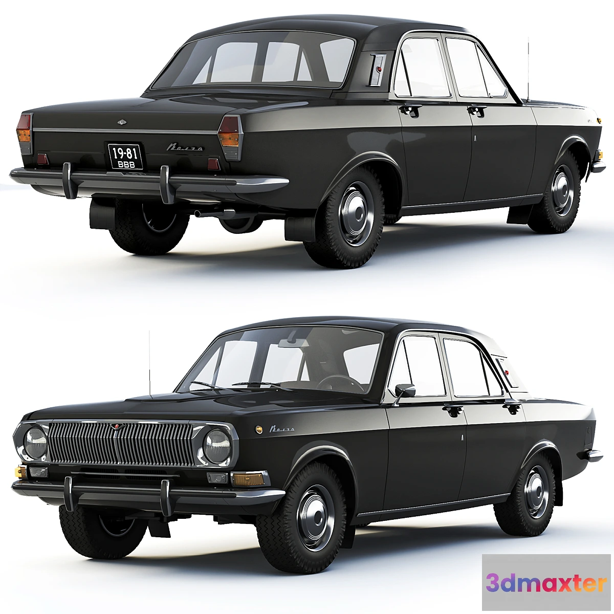 1401574 - GAZ-24 Volga 1968 3D Max