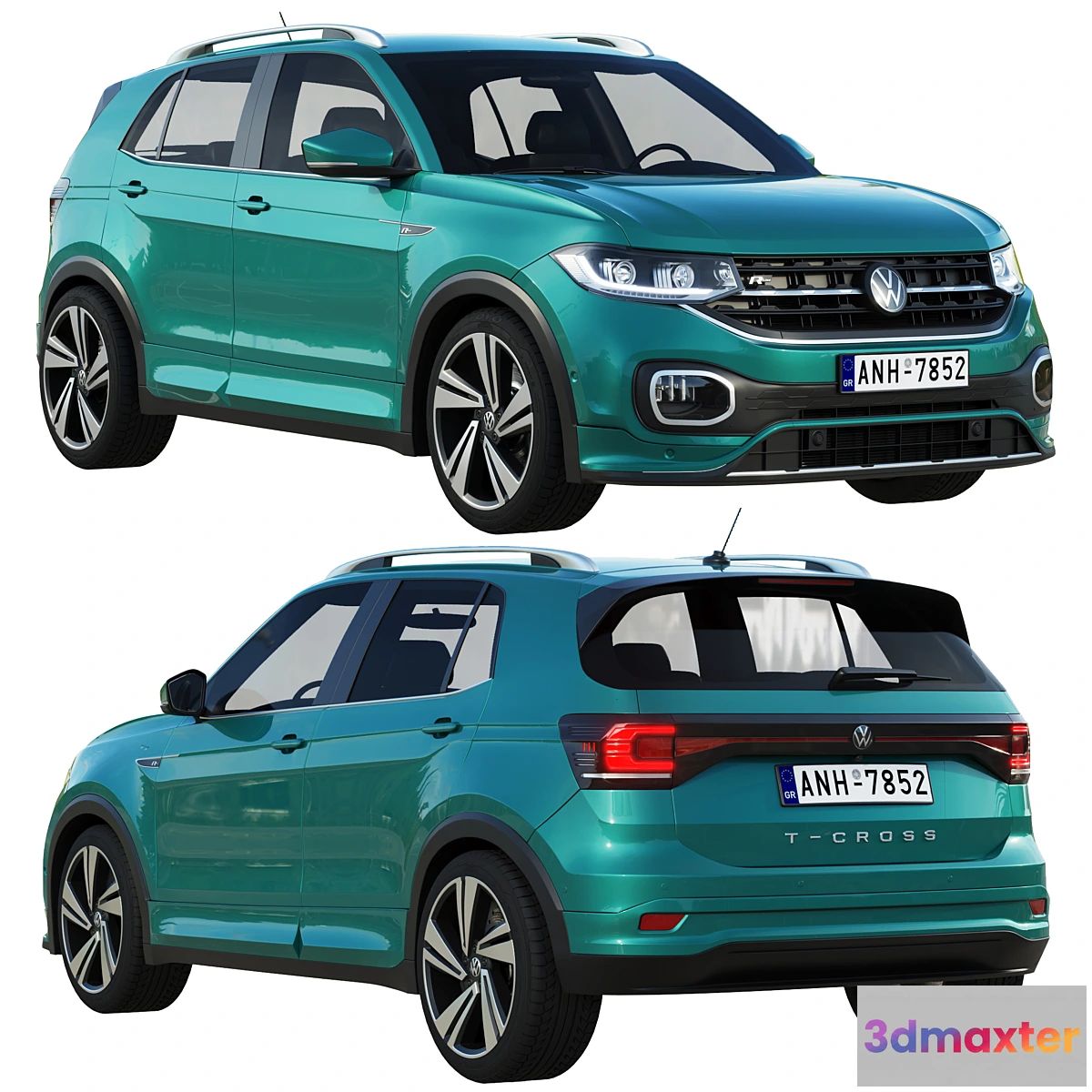 1404782 - Volkswagen T-Cross 3D Max