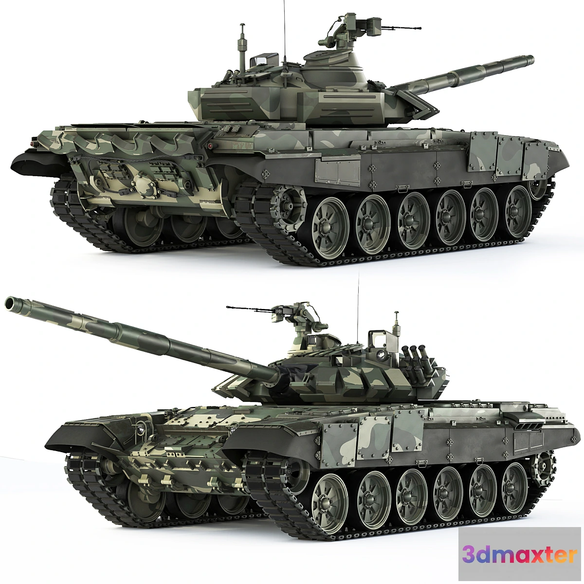 1406936 - Tank T-72B3 2012 3D Max