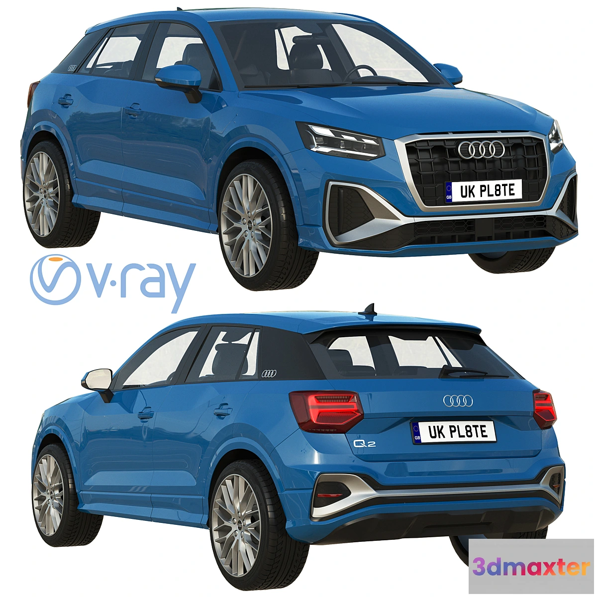 1409860 - Audi Q2 2021 3D Max