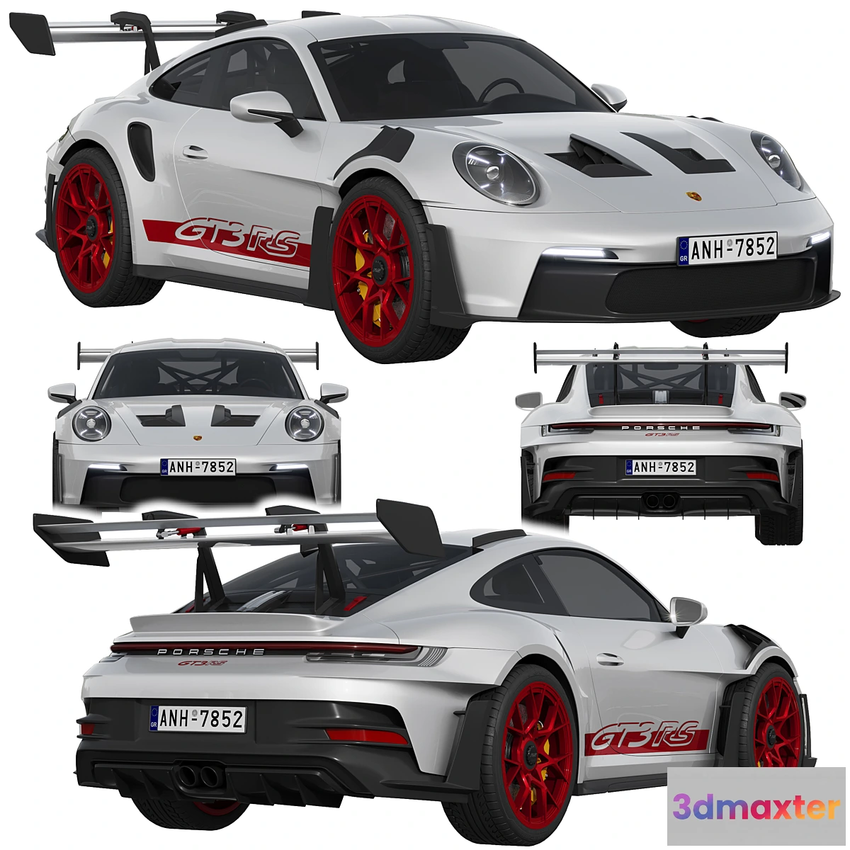 1410874 - Porsche 911 GT3 RS 2022 3D Max