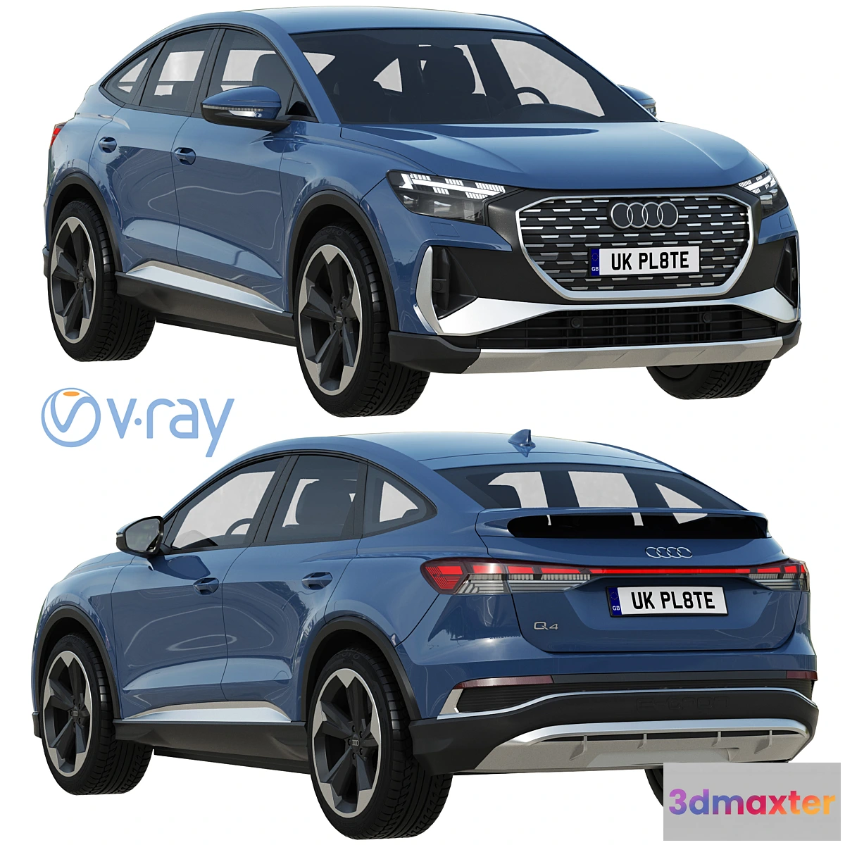 1410900 - Audi Q4 Sportback e-tron 2021 3D Max