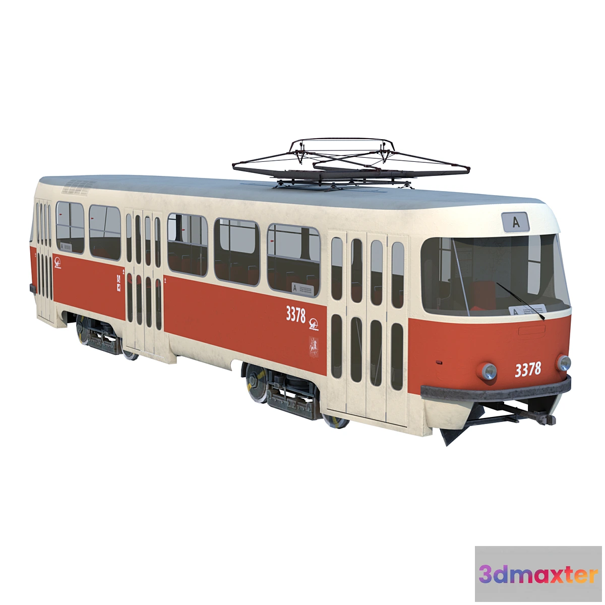 1411012 - Tram Tatra T3 3D Max