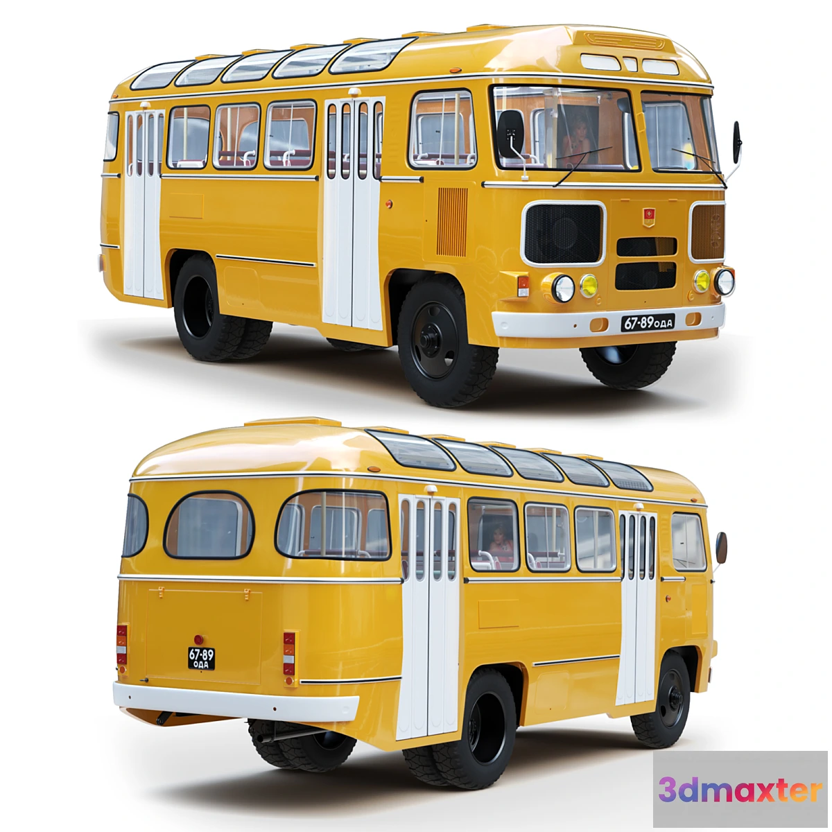 1412776 - PAZ-672 bus 3D Max
