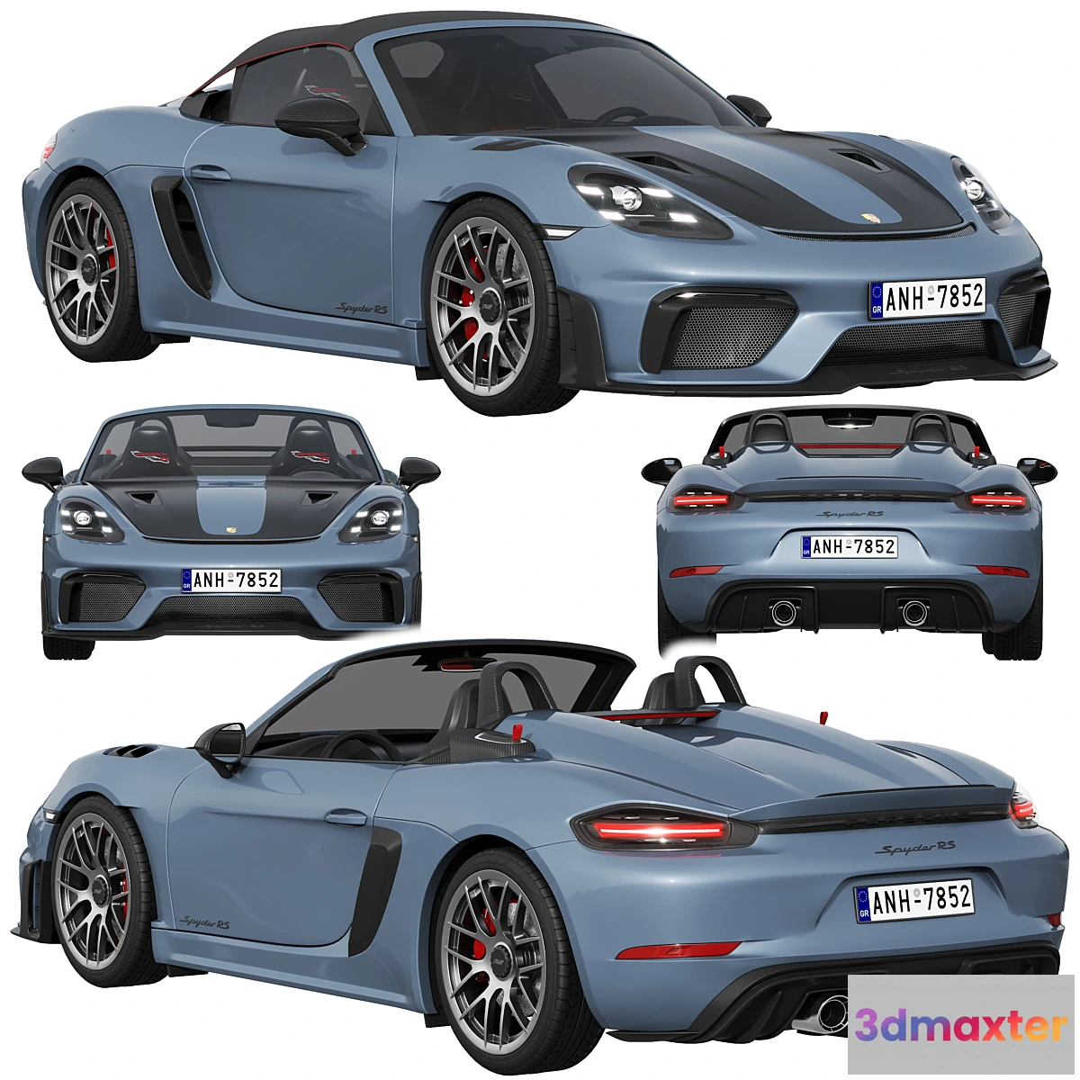 1412990 - Porsche 718 Spyder RS 2024 3D Max