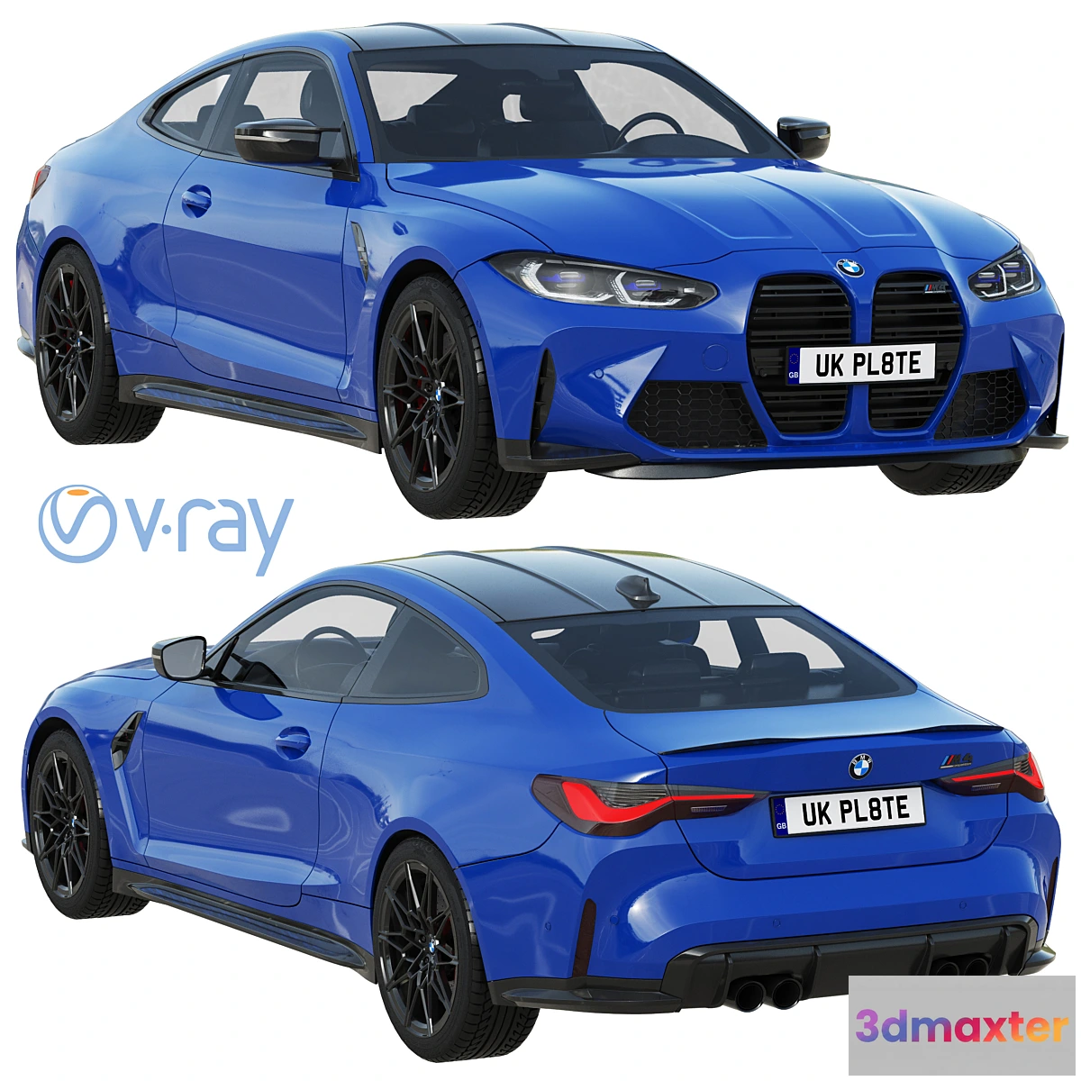 1417856 - BMW M4 Competition 2021 3D Max