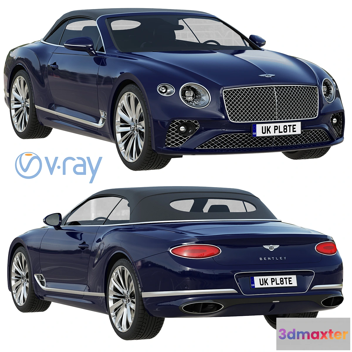 1419070 - Bentley Continental GT Speed Convertible 3D Max