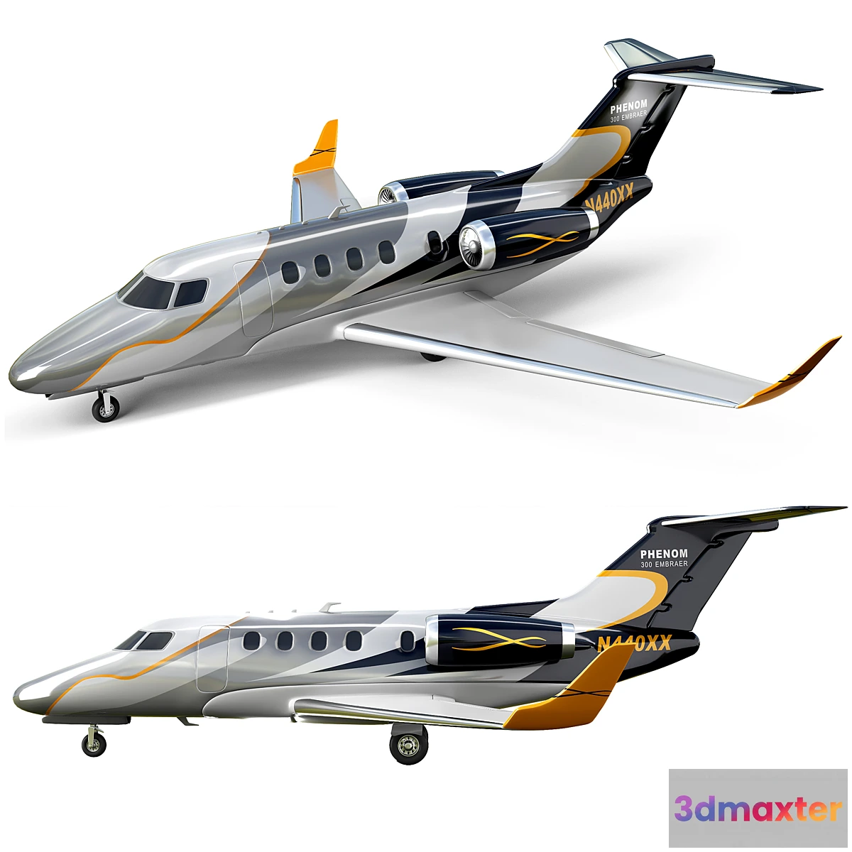 1424120 - airplane_phenom-300 3D Max