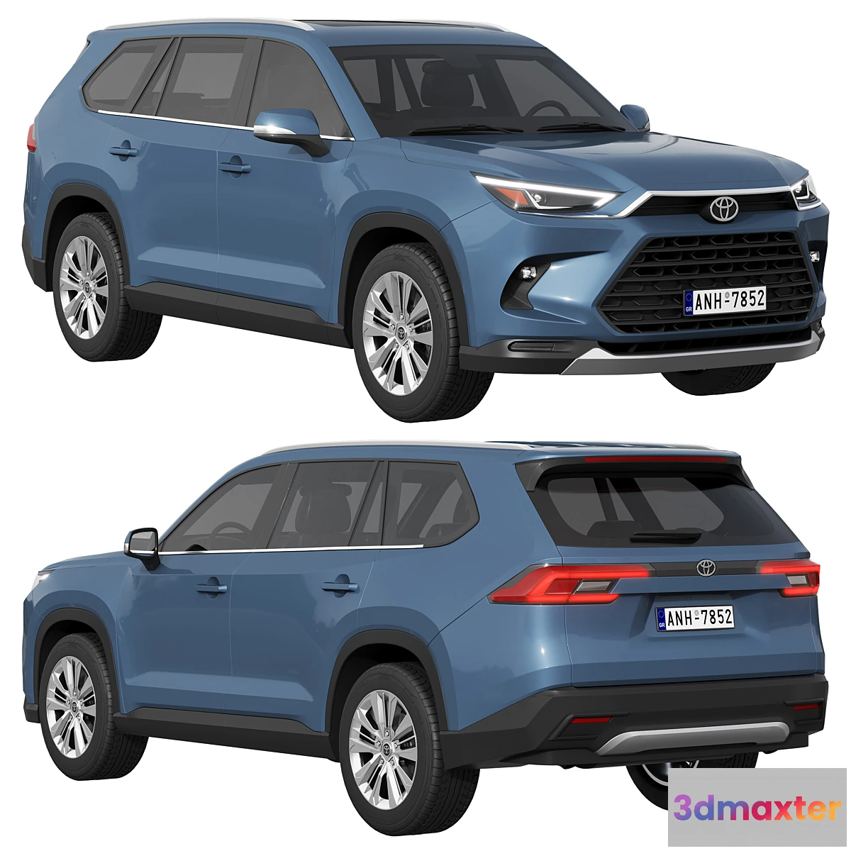1425540 - Toyota Grand Highlander 2024 3D Max