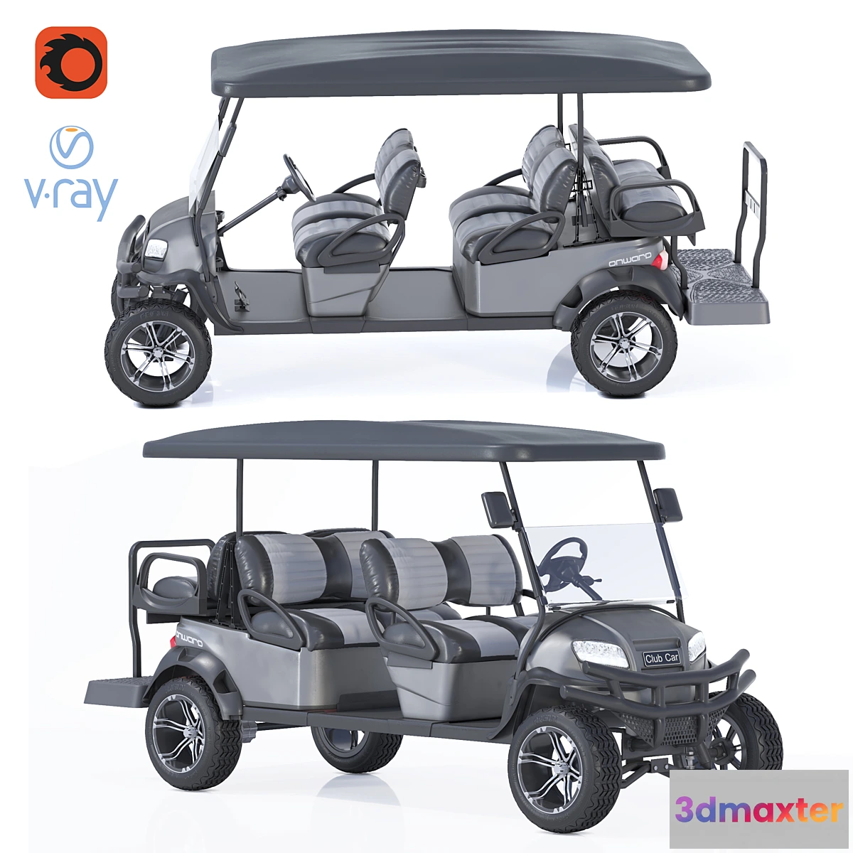 1425744 - Golf Club Car 3D Max