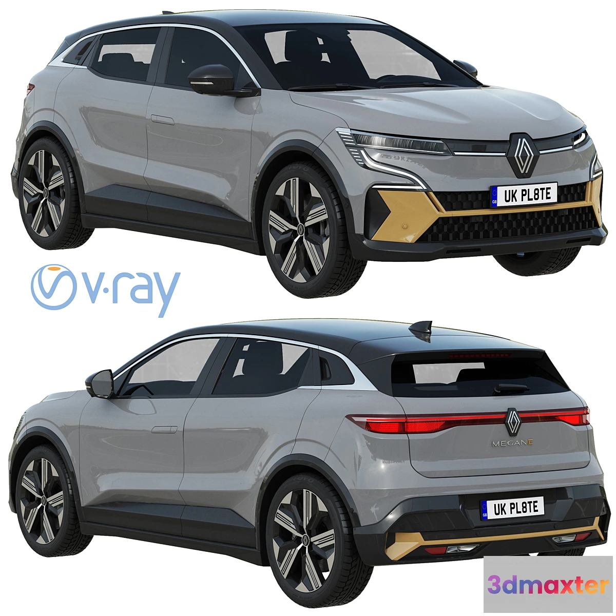 1427716 - Renault Megane E-Tech 3D Max