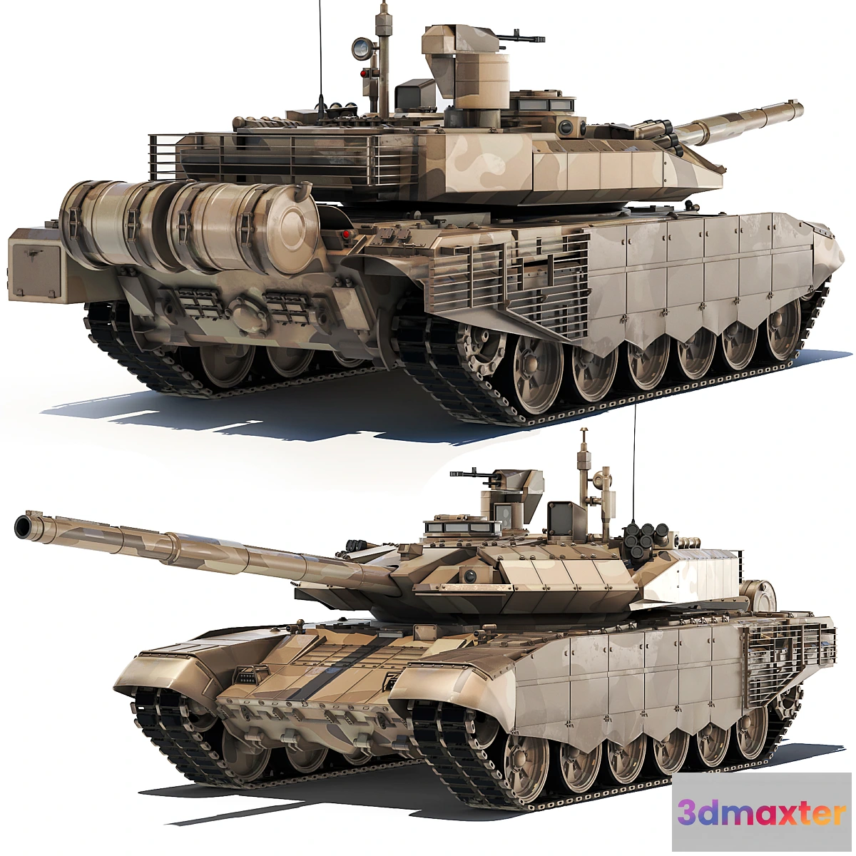 1431722 - Tank T-90SM 2020 3D Max