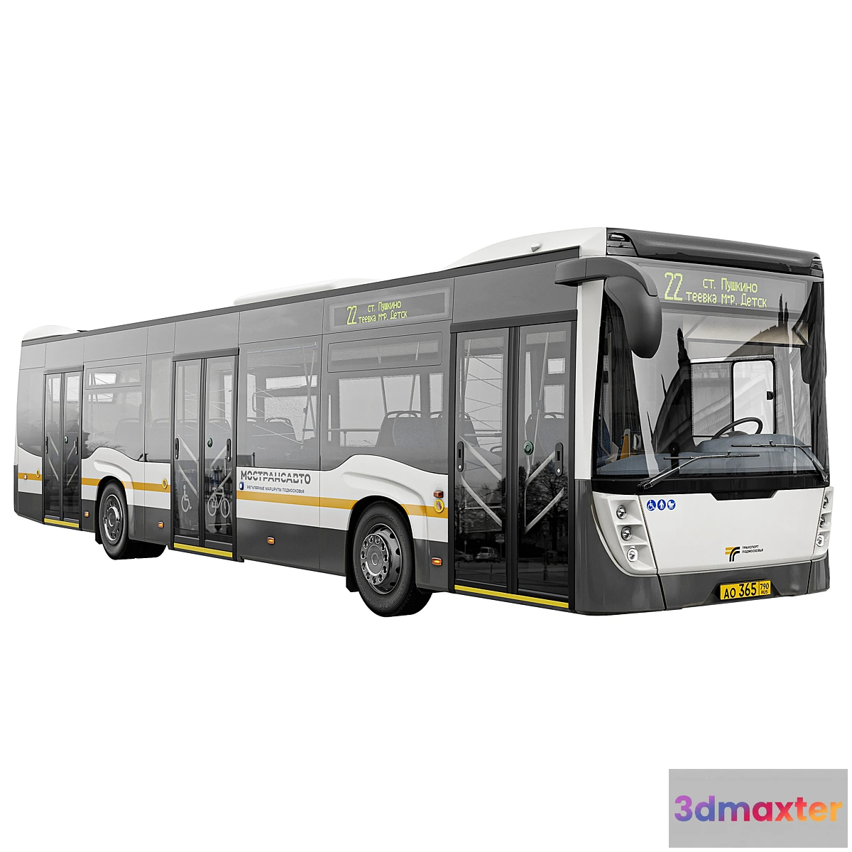 1432540 - Bus Nefaz-5299-40-52 Moscow region 3D Max